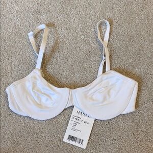 Hanro touch feeling underwire bra white 32A